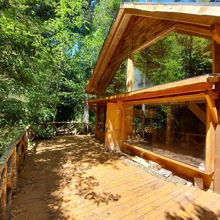 Chalet Vivir El Bosque Huilo Huilo Villa Ngoại thất bức ảnh